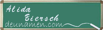 Alida Biersch Visitenkarte